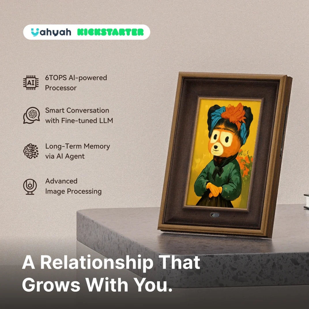 Yahyah The Living AI Portrait Companion That Grows With You